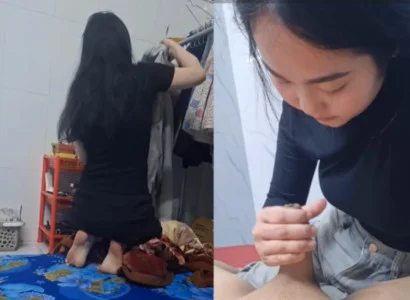 Tôi ghé thăm thằng bạn ốm được cô em gái thổi kèn miễn phí